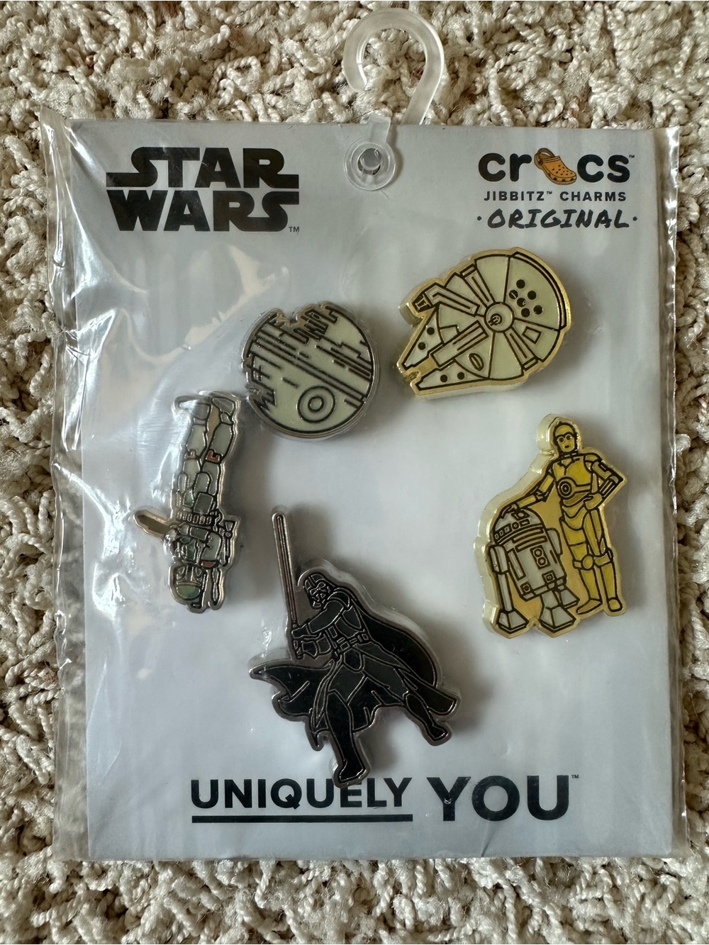 CROCS Star Wars Jibbitz Charms - Gold and Silver Accents